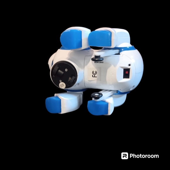 Dancing Robot Dog Vivitar Robo Bump & Go Action for Ages 6+ Blue and White - Picture 5 of 5